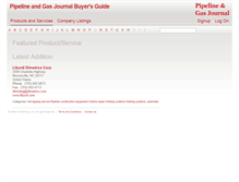 Tablet Screenshot of buyersguide.pipelineandgasjournal.com